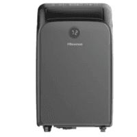 HISENSE  12,500 BTU ASHRAE  Portable Air Conditioner with Heat – 4-In-1