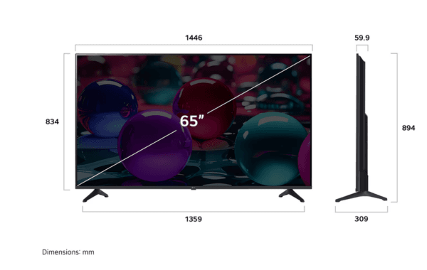 Open Box – LG 65 inch UA7000 4K UHD HDR LED webOS Smart TV (65UA7000PUB) - Image 4