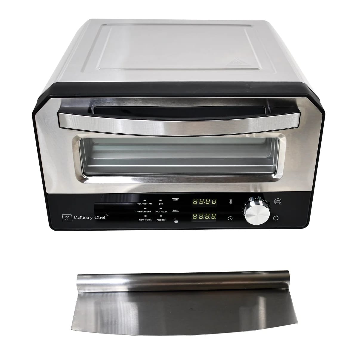 Culinary Chef CCPP1205 High Temperature Indoor Pizza Oven -Stainless Steel - Image 3