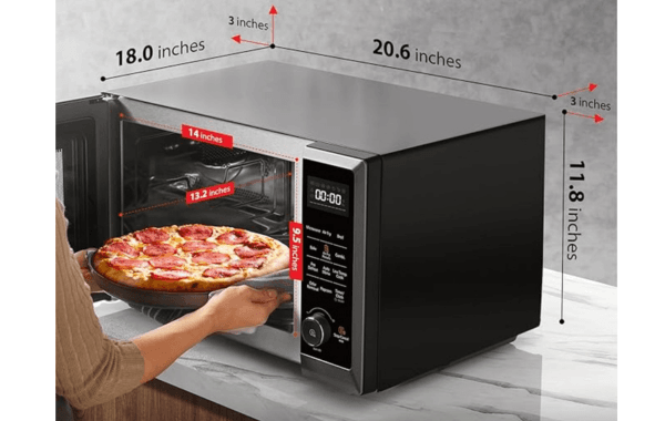 Open Box – TOSHIBA (ML2-EC10SA) 8-in-1 Countertop Microwave with Air Fryer - Image 3