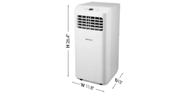 Open Box-Hisense 7,700 BTU ASHRAE 3-In-1 Portable Air Conditioner - Image 3