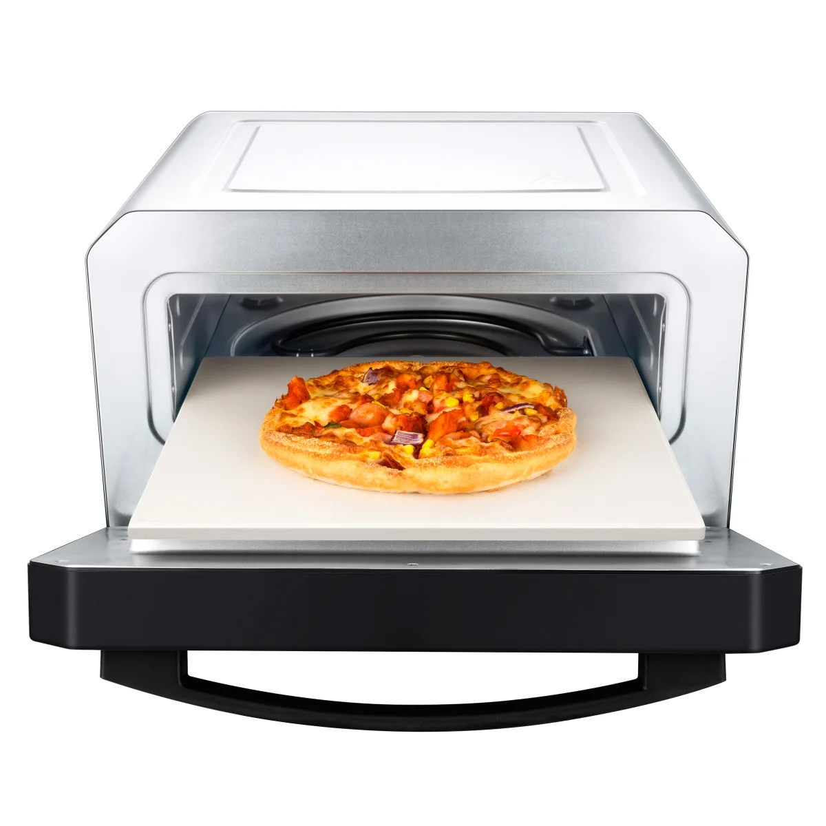 Culinary Chef CCPP1205 High Temperature Indoor Pizza Oven -Stainless Steel - Image 4