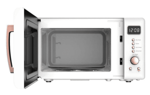Open Box – Frigidaire 0.7 Cu. Ft. Countertop Microwave Oven (EMW788-WHITERGLD) - Image 6