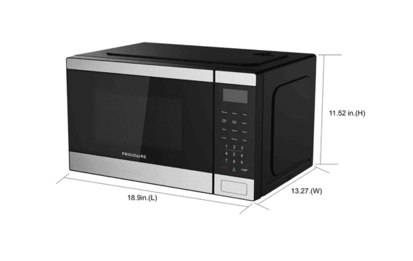 Open Box – Frigidaire 0.9 Cu. Ft. 900 Watt Countertop Microwave Oven,(EMW959) - Image 7