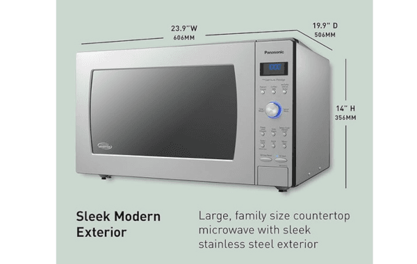 Open Box – Panasonic NN-2.2 Cu. Ft. Cyclonic Wave Countertop Microwave Oven - Image 4