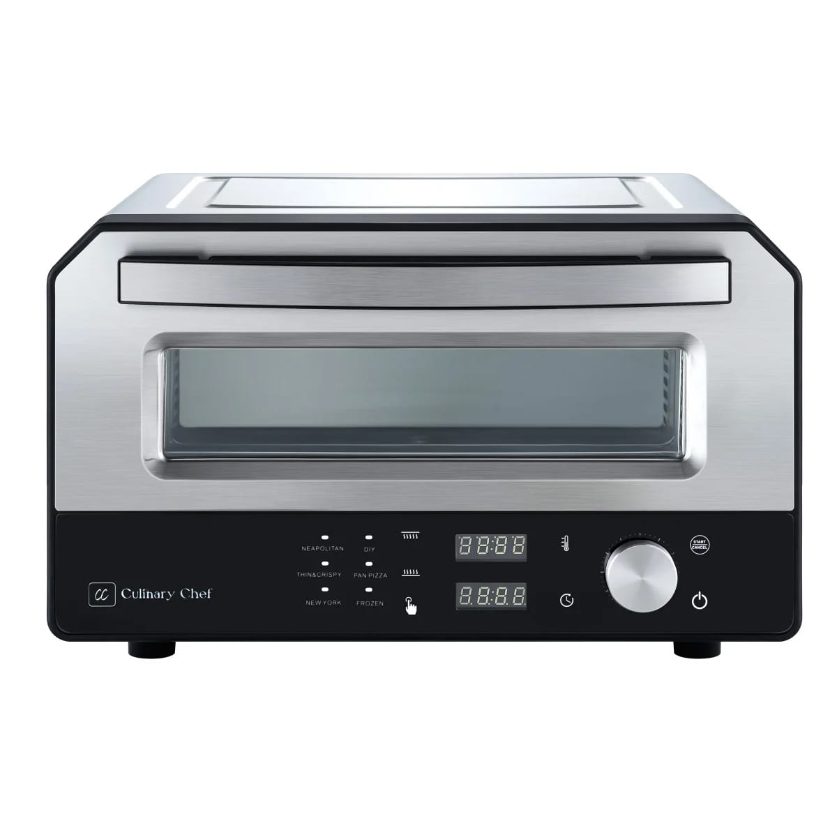 Culinary Chef CCPP1205 High Temperature Indoor Pizza Oven -Stainless Steel - Image 2